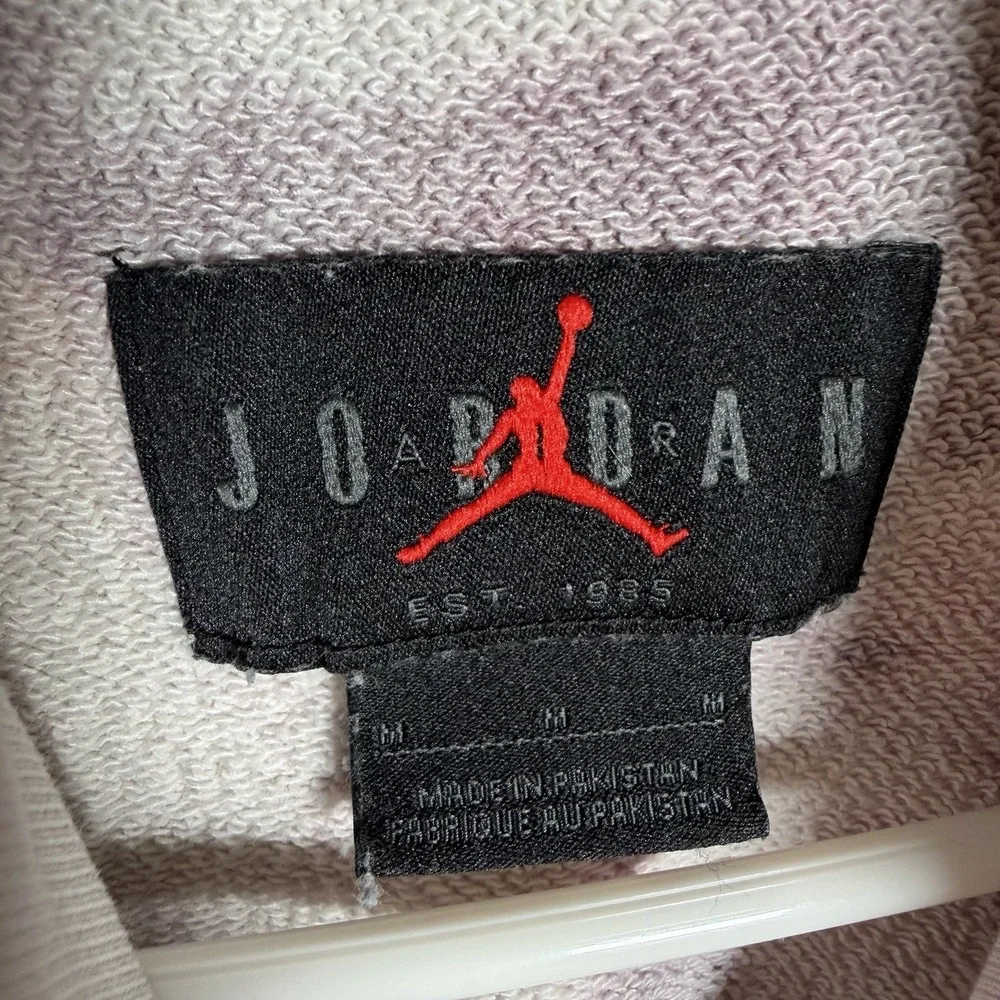 Nike Air Jordan Sport Hoodie Sweatshirt Mens Sz Medium DNA Tie Dye French Terry